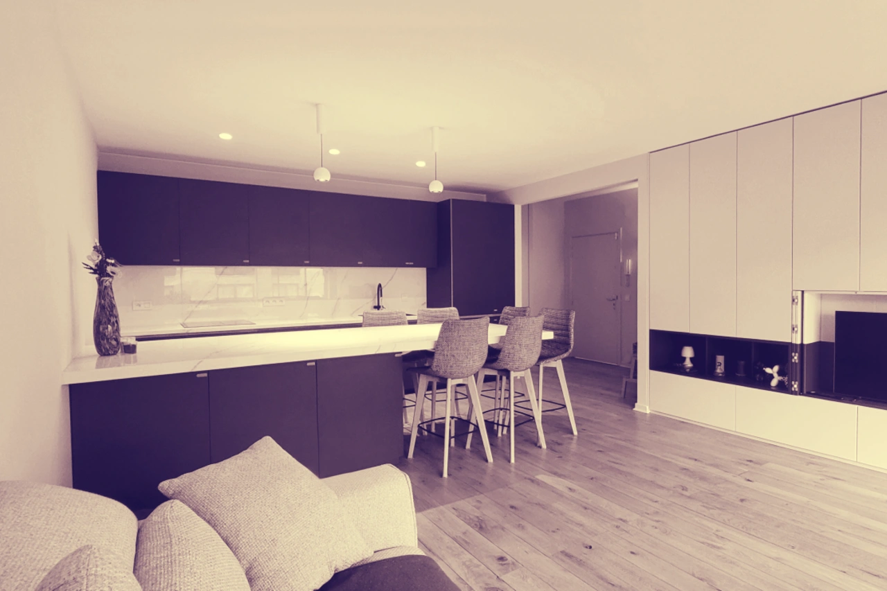 Rénovation intégrale d'un appartement , y/c mobilier sur mesure à Woluwe Saint Pierre